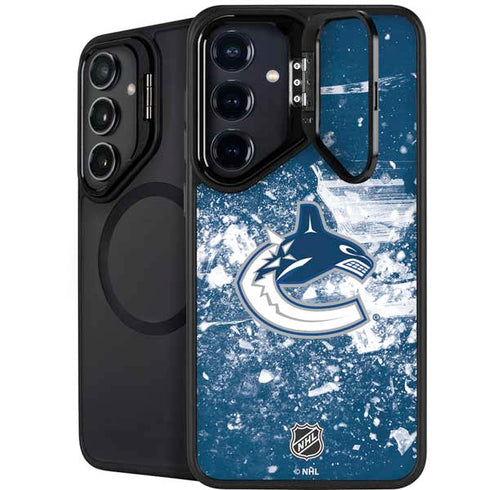 NHL Vancouver Canucks Frozen Galaxy S25 FE Kickstand Case