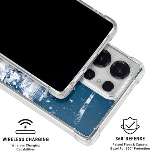 NHL Vancouver Canucks Frozen Galaxy S25 Ultra Clear Case