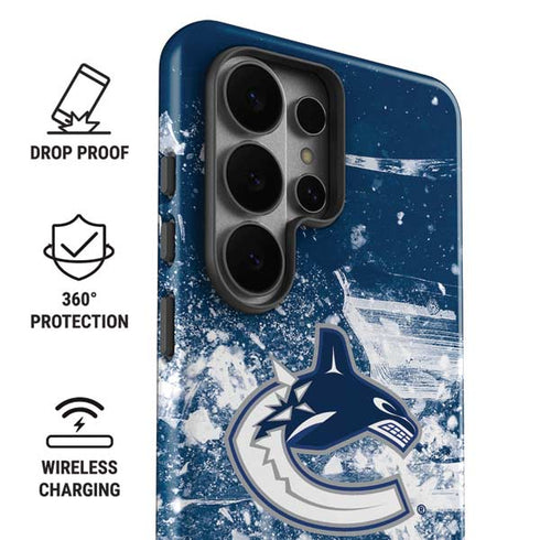 NHL Vancouver Canucks Frozen Galaxy S26 Ultra Impact Case
