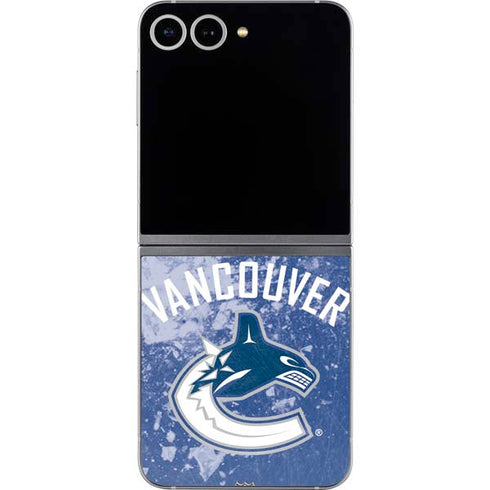 NHL Vancouver Canucks Frozen Galaxy Z Flip6 Skin