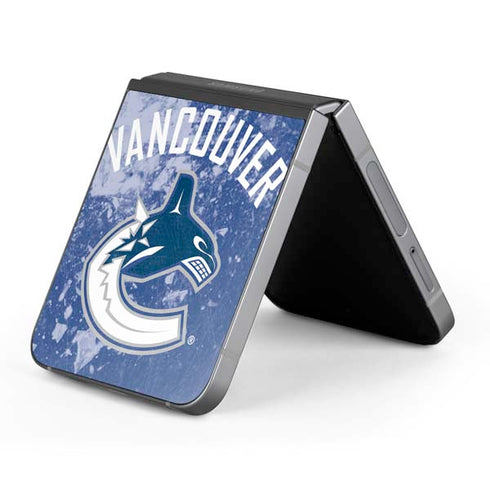 NHL Vancouver Canucks Frozen Galaxy Z Flip6 Skin