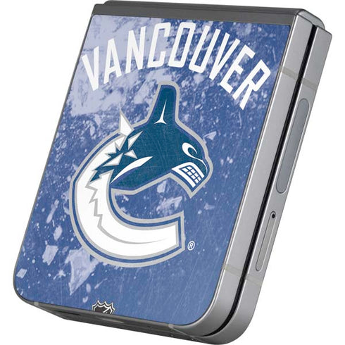 NHL Vancouver Canucks Frozen Galaxy Z Flip6 Skin
