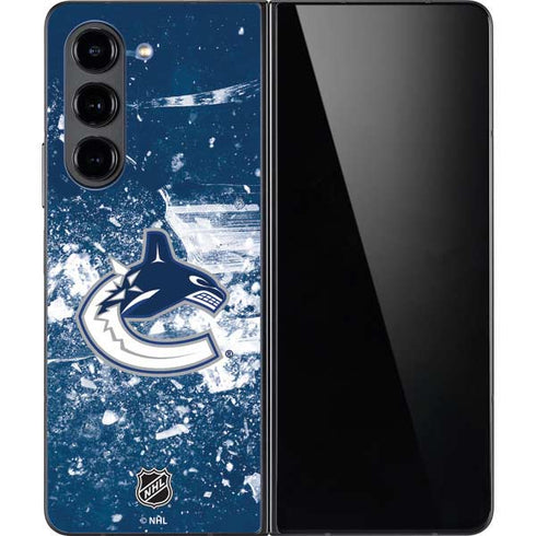 NHL Vancouver Canucks Frozen Galaxy Z Fold5 5G Skin