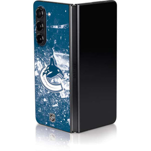 NHL Vancouver Canucks Frozen Galaxy Z Fold5 5G Skin