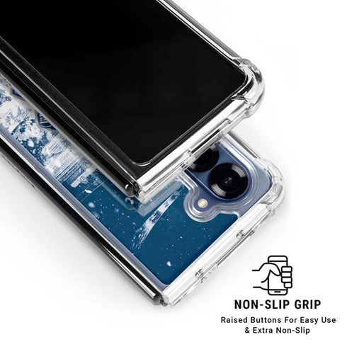 NHL Vancouver Canucks Frozen Galaxy Z Fold6 Clear Case