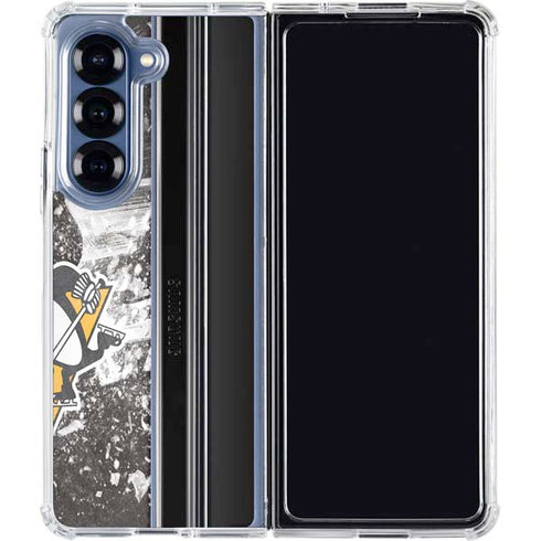 NHL Vancouver Canucks Frozen Galaxy Z Fold7 Clear Case