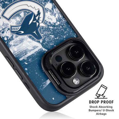 NHL Vancouver Canucks Frozen iPhone 13 Pro Kickstand Case