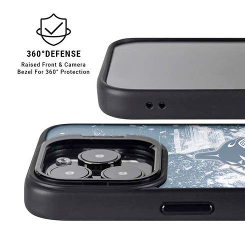 NHL Vancouver Canucks Frozen iPhone 14 Pro Kickstand Case