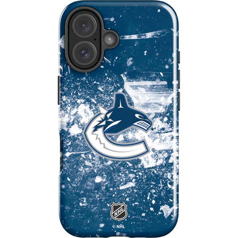 NHL Vancouver Canucks Frozen iPhone 16 Impact Case