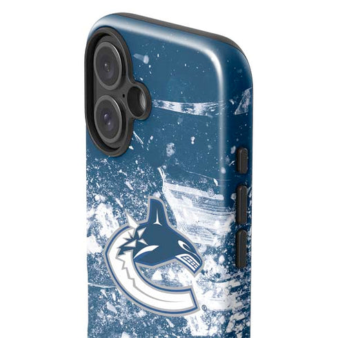 NHL Vancouver Canucks Frozen iPhone 16 Impact Case