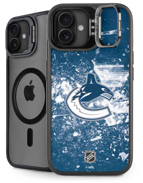 NHL Vancouver Canucks Frozen iPhone 16 Kickstand Case
