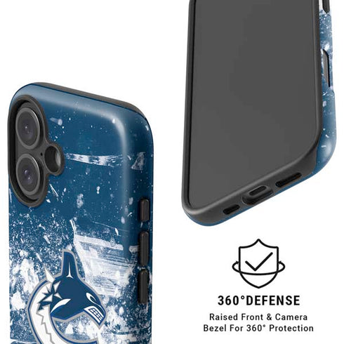 NHL Vancouver Canucks Frozen iPhone 16 Magsafe Impact Case