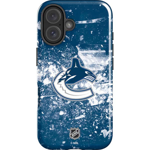 NHL Vancouver Canucks Frozen iPhone 16 Plus Magsafe Impact Case