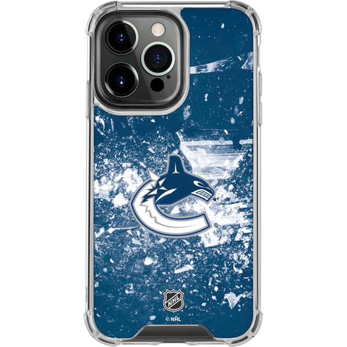 NHL Vancouver Canucks Frozen iPhone 16 Pro Clear Case