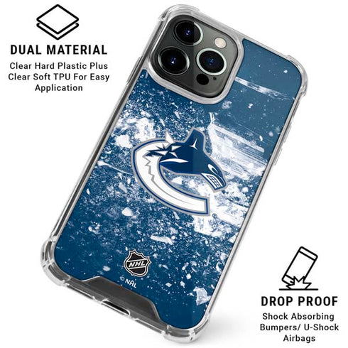NHL Vancouver Canucks Frozen iPhone 16 Pro Clear Case