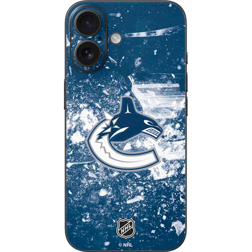 NHL Vancouver Canucks Frozen iPhone 16 Skin