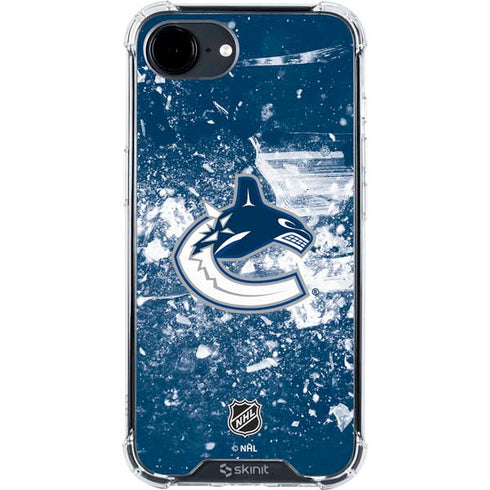 NHL Vancouver Canucks Frozen iPhone 16e Clear Case