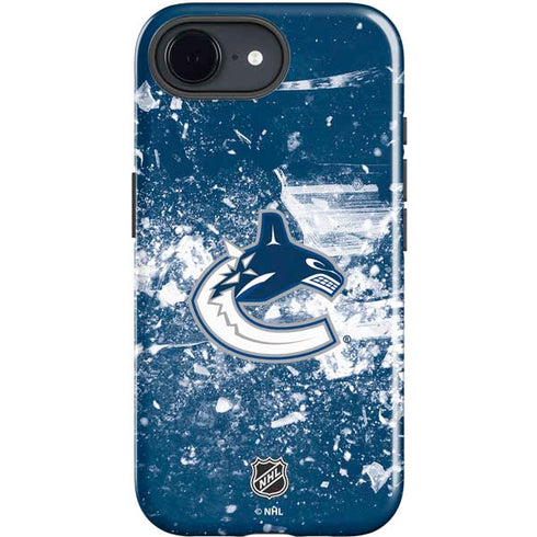 NHL Vancouver Canucks Frozen iPhone 16e Impact Case