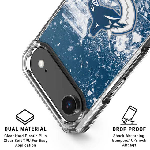 NHL Vancouver Canucks Frozen iPhone 17 Air Clear Case