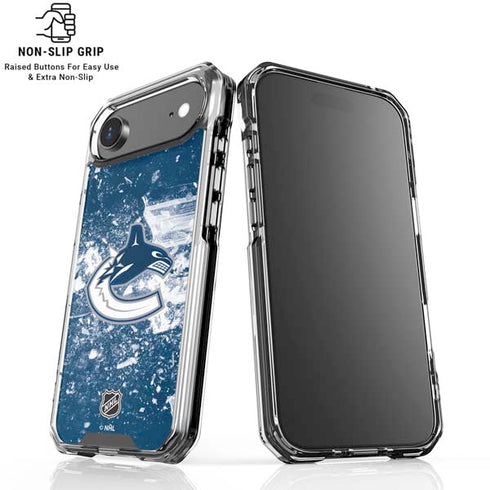 NHL Vancouver Canucks Frozen iPhone 17 Air Clear Case