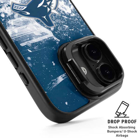 NHL Vancouver Canucks Frozen iPhone 17 Kickstand Case