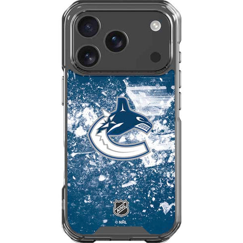 NHL Vancouver Canucks Frozen iPhone 17 Pro Clear Case