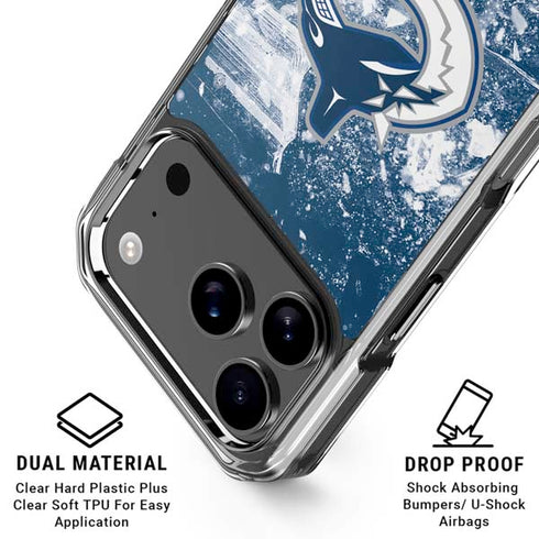 NHL Vancouver Canucks Frozen iPhone 17 Pro Clear Case