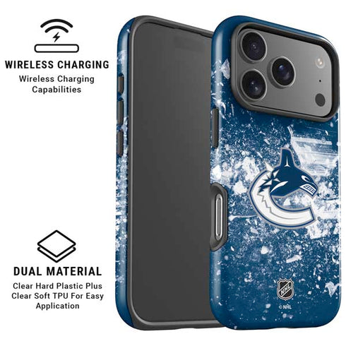 NHL Vancouver Canucks Frozen iPhone 17 Pro Magsafe Impact Case