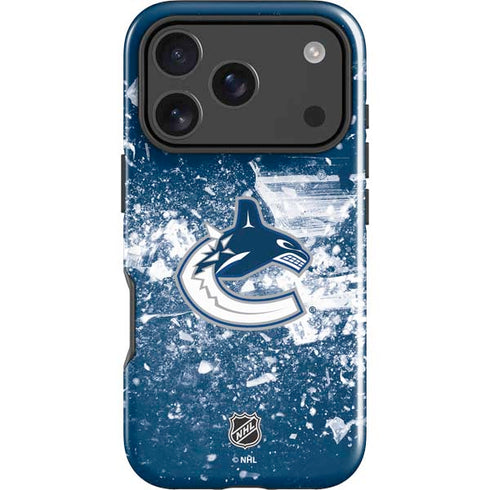 NHL Vancouver Canucks Frozen iPhone 17 Pro Max Impact Case