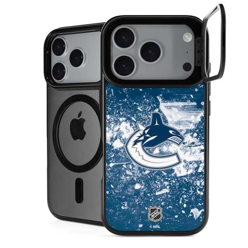 NHL Vancouver Canucks Frozen iPhone 17 Pro Max Kickstand Case