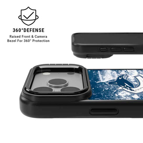 NHL Vancouver Canucks Frozen iPhone 17 Pro Max Kickstand Case