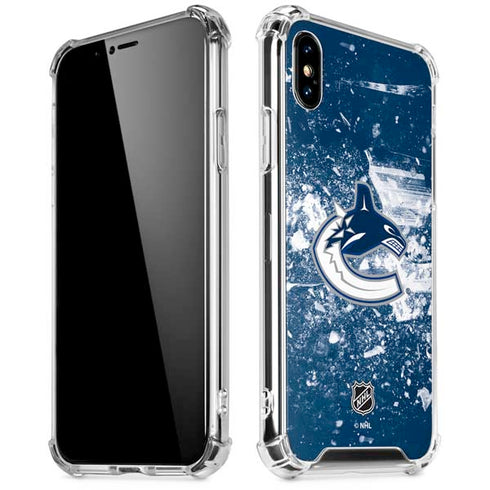 NHL Vancouver Canucks Frozen iPhone X/XS Clear Case