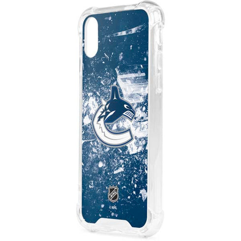 NHL Vancouver Canucks Frozen iPhone XS Clear Case