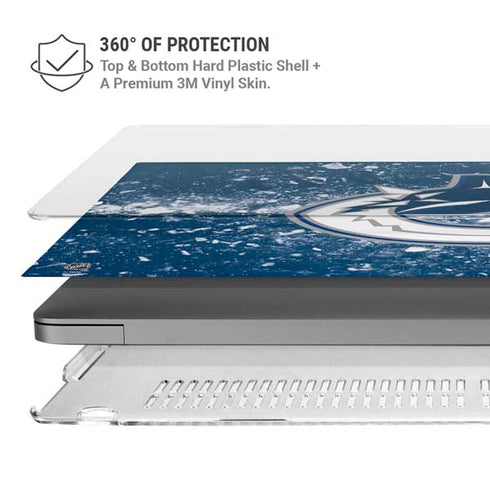 NHL Vancouver Canucks Frozen MacBook Pro 14in (2021-24) Case plus Skin