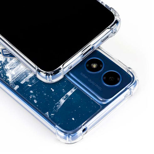 NHL Vancouver Canucks Frozen Moto G 5G (2024) Clear Case