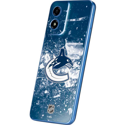 NHL Vancouver Canucks Frozen Moto G Play 4G (2024) Skin