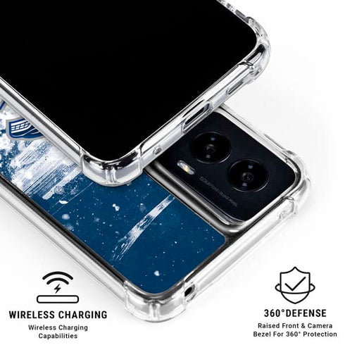 NHL Vancouver Canucks Frozen Moto G Power 5G (2024) Clear Case