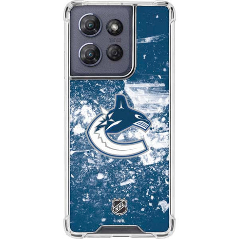 NHL Vancouver Canucks Frozen Moto G Power 5G (2025) Clear Case