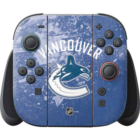 NHL Vancouver Canucks Frozen Nintendo Switch 2 (2025) Joy-Con Controller Skin