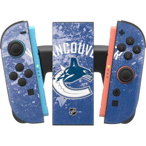 NHL Vancouver Canucks Frozen Nintendo Switch 2 (2025) Joy-Con Controller Skin