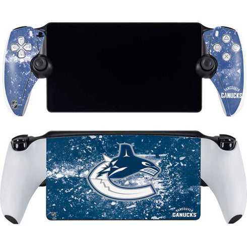 NHL Vancouver Canucks Frozen PlayStation PS5 Skins