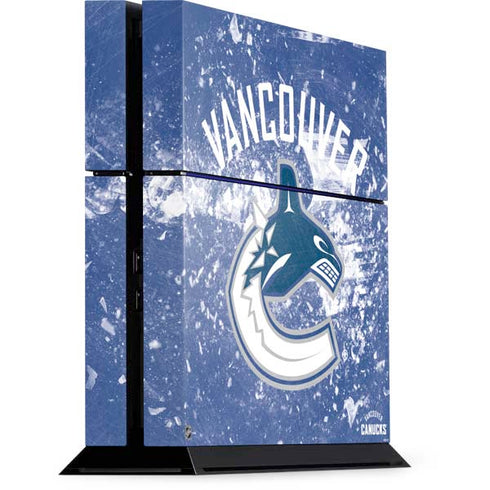 NHL Vancouver Canucks Frozen PlayStation PS4 Skins