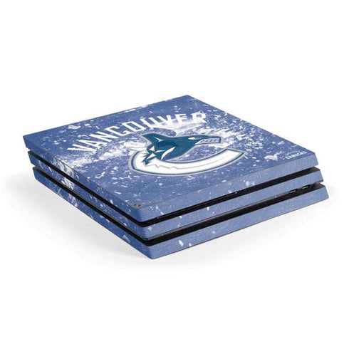 NHL Vancouver Canucks Frozen PlayStation PS4 Skins