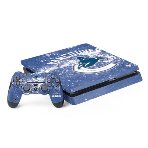 NHL Vancouver Canucks Frozen PlayStation PS4 Skins