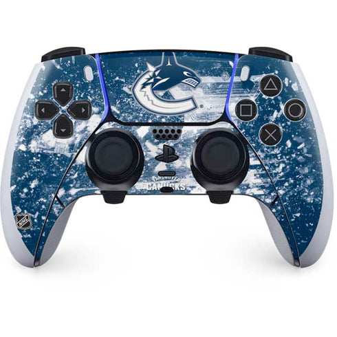 NHL Vancouver Canucks Frozen PlayStation PS5 Skins