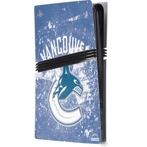 NHL Vancouver Canucks Frozen PlayStation PS5 Skins