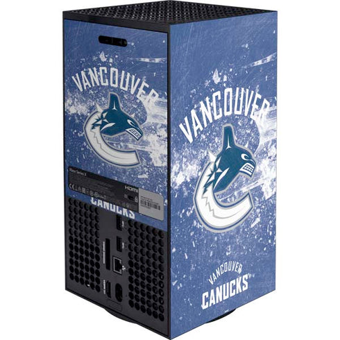 NHL Vancouver Canucks Frozen XBox Series X Digital Edition Bundle Skin