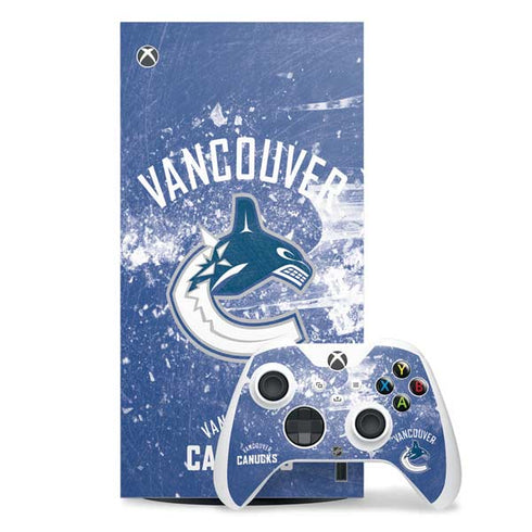 NHL Vancouver Canucks Frozen Xbox Series X Skins