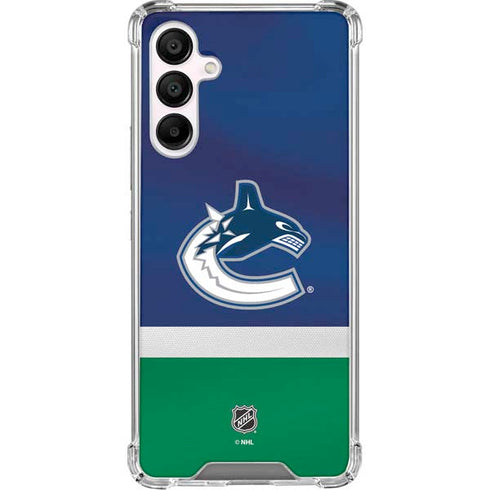 NHL Vancouver Canucks Jersey Galaxy A16 5G Clear Case