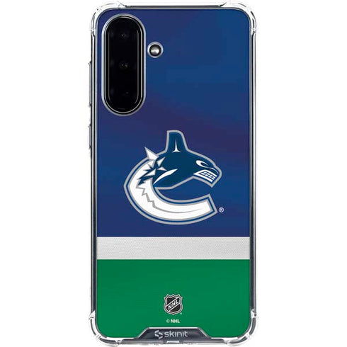 NHL Vancouver Canucks Jersey Galaxy A36 5G Clear Case